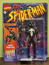 Spider-Man Symbiote Marvel Legends 6 Action Figure Spider-Man Retro Cardback