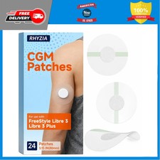 24 Pack Freestyle Libre 3 Libre 3 Plus Sensor Covers Waterproof Adhesive Patches