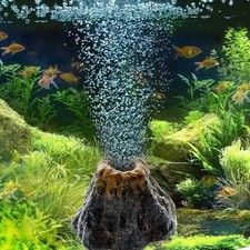Aquarium Volcano Bubble Stone Fish Tank Decor Oxygen Air Stone Rock Ornament