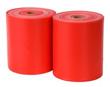 Sup-R Band Latex-Free Exercise Band Twin-Pak 100 Yard 2 -50 Yard Boxes Red