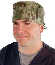 Classic Surgical Scrub Cap - Multi Cam Camouflage