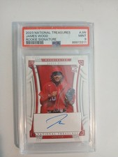 23 Panini National Treasures - Rookie Signatures James Wood #PS-JW /99 (AU, RC)