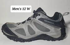 Merrell Yokota 2 Men's Gray/Black Hiking/Trail Shoe SIze 12 W