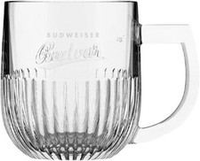 Budvar Budweiser Tankered Beer Lager Pint Glass FREE DELIVERY - BRAND NEW