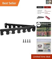 Elegant Foldable Baseball Bat Rack - Organizer for 12 Bats, Wall-Mounted