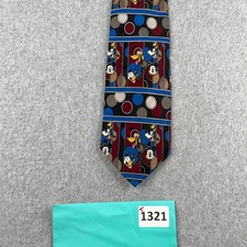 Mickey Unlimited Necktie Geometric Shaped Character Print Made In USA