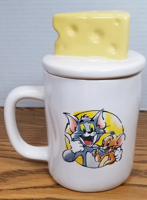 #ad Rae Dunn Farmhouse Tom and Jerry Ceramic Coffee Tea Mug With Cheese Topper $21.50