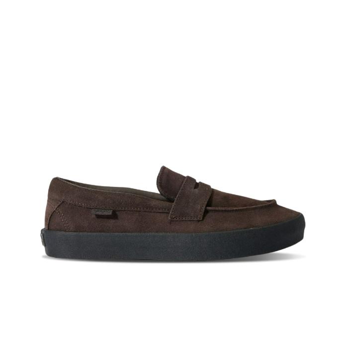 Vans Brown and Black Suede Skate Loafers Casual Shoes