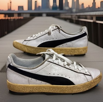 Puma Sneaker Clyde Weiß Turnschuhe Gr. 45 29,5 cm