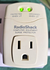 Radio Shack Computer Equipment Surge Protector 61-2420 with phone line support
