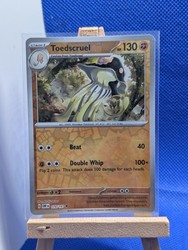 Toedscruel 119/197 Obsidian Flames Reverse Holo Uncommon
