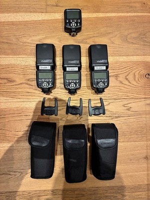 3 x Yongnuo Speedlite YN560-III Aufsteckblitz + YN660 TX Blitzauslöser