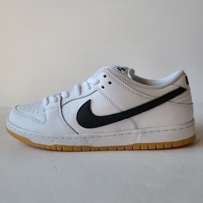 Nike SB Dunk Low Pro White Gum Black CD2563-101 Men's Size 11.5