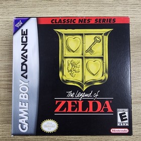 GENUINE BOX MANUAL INSERTS ONLY - THE LEGEND OF ZELDA - CLASSIC NES -NO GAME GBA