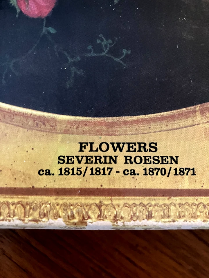 VTG Complete 500+ Piece * FLOWERS * Severin Roesen Jigsaw Puzzle Springbok 1968 - Image 4 of 4