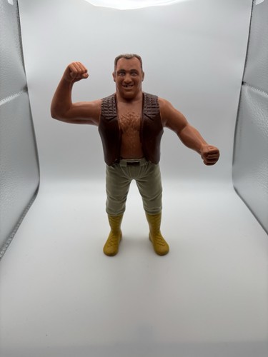 WWF WWE 8�?� LJN Wrestling Superstars Rubber Figur...