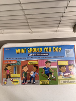 #ad What Should You Do? Board Game of Consequences Lakeshore Learning NEW SEALED $24.99