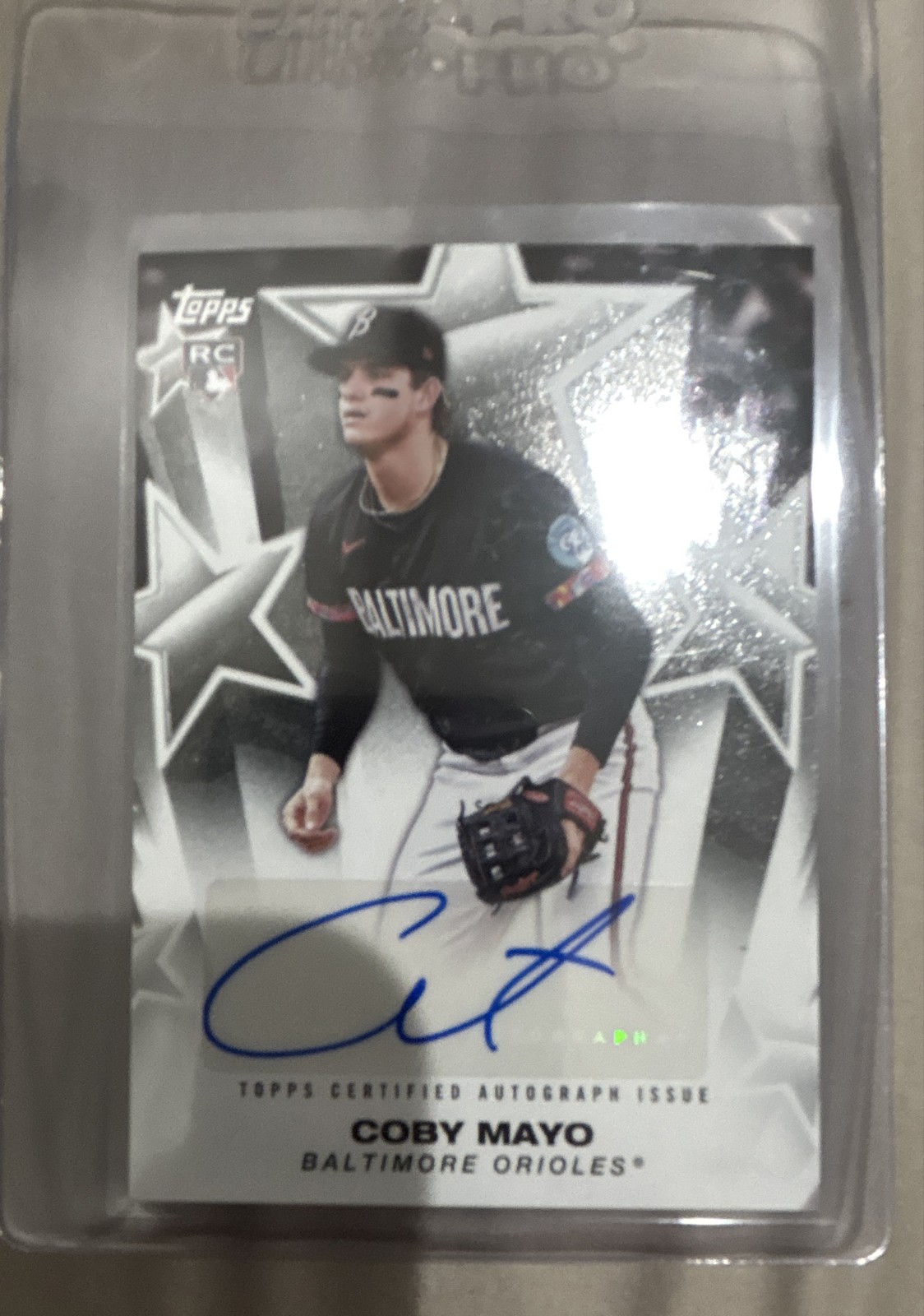 2025 Topps Series 1 - Baseball Stars Autographs Coby Mayo #BSA-CMA (AU, RC)