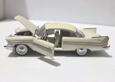 Franklin Mint 1957 Plymouth Fury 1:24 Diecast Car White B11E027 | eBay