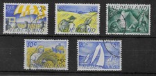 NETHERLANDS 1949 CULTURAL AND SOCIAL FUNDS SET (5) FINE USED. SG 679-683 (F650)