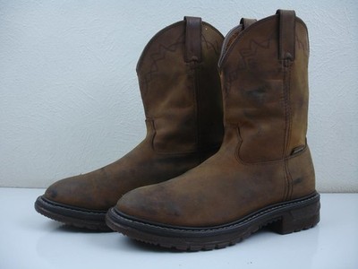 Rocky Men's sz 9.5 M 10'' Original Ride Roper Performance Western Boots Round Toe