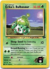 Erika's Bulbasaur Uncommon Gym Challenge G2 Grass Unlimited 039/132 2000 LP