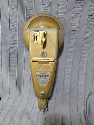Early Duncan-Miller Parking Meter No Keys 1, 5, Or 10 Cent