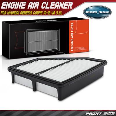 Engine Air Filter for Hyundai Genesis Coupe 2010-2012 V6 3.8L Coupe Rigid Panel