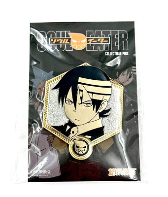 Soul Eater Death the Kid Pin Anime Manga Enamel Gold Glitter Figure