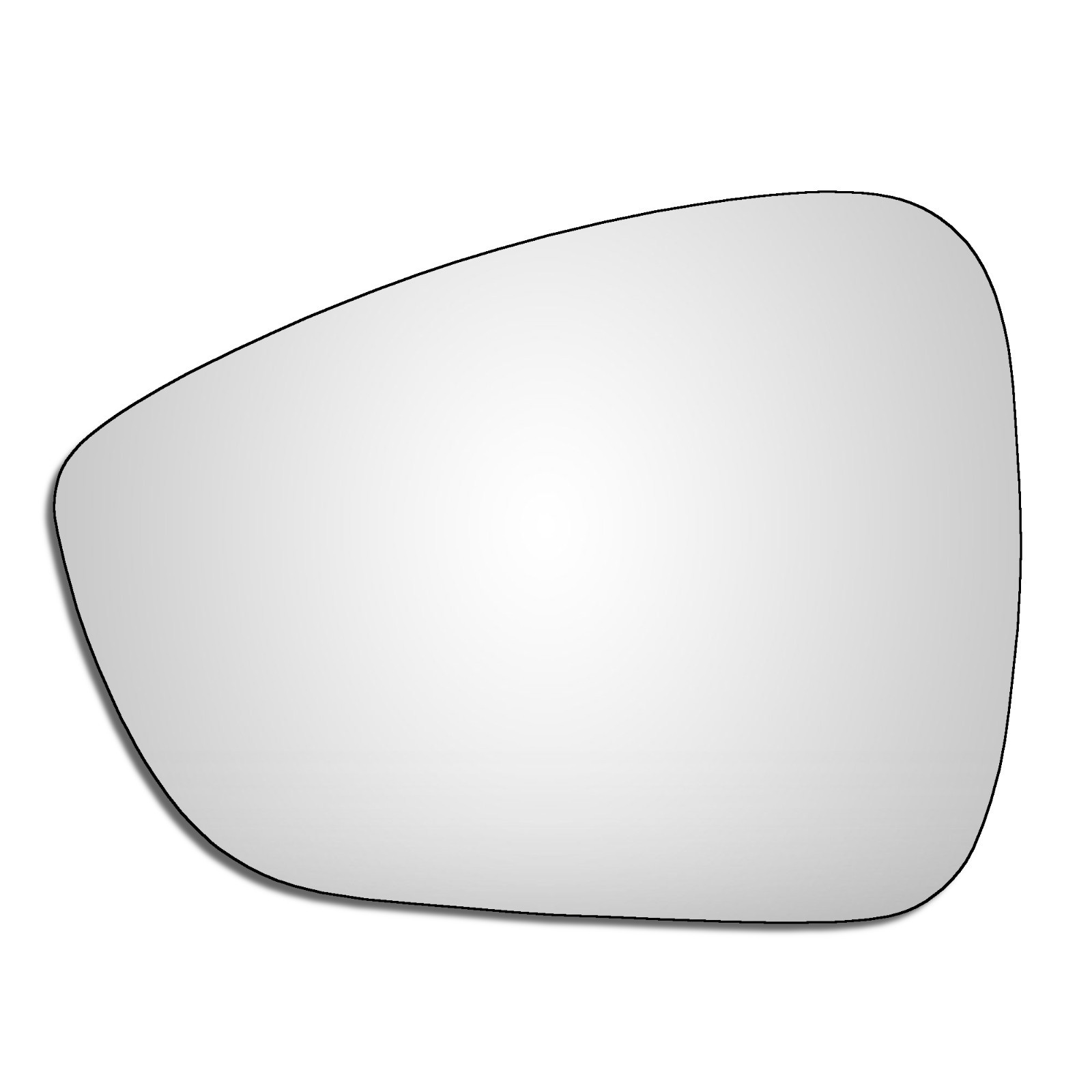 Left Hand Passenger Side Peugeot RCZ 2010-2016 Convex Wing Door Mirror Glass