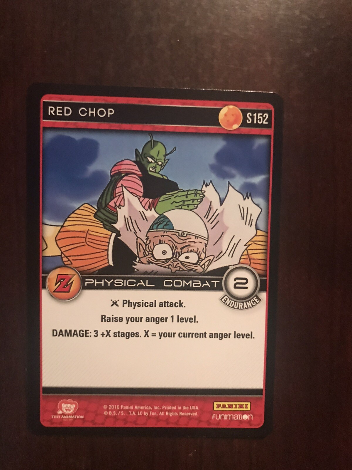  2016 Dragon Ball Z Awakening #S152 - Red Chop