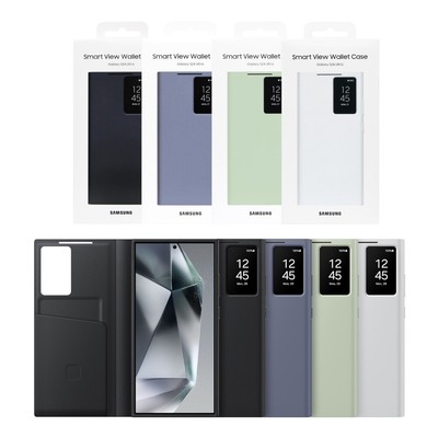 Original Samsung Official Galaxy S24 Ultra Smart View Wallet Case (EF-ZS928)