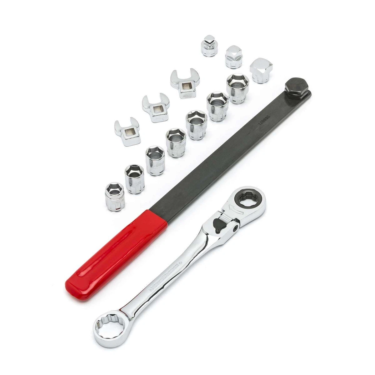 GEARWRENCH 89000 15pc Serpentine Belt Tool Set w Locking FlexHead