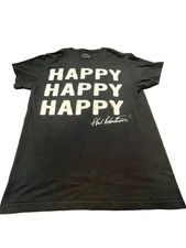 Duck Commander Mens Medium Black "Happy Happy Happy" Phil Robertson Shirt
