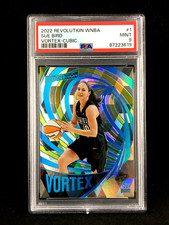 Pop 1 Highest PSA 9 Sue Bird 2022 WNBA Revolution Vortex CUBIC /50 #1 Storm