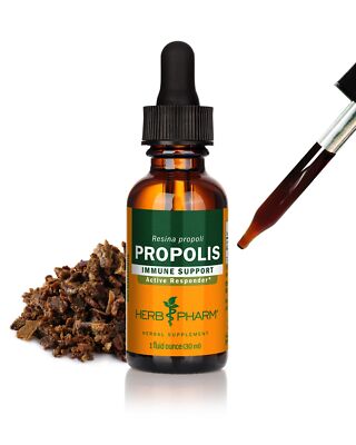 Propolis Liquid Extract 1 Fl Oz Immune Support Gluten Free Non GMO Herbal Sup...