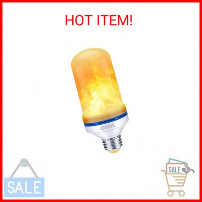 OMK Flame Light Bulbs, Christmas Decorations Flame Bulb, LED Flame Effect Fire L