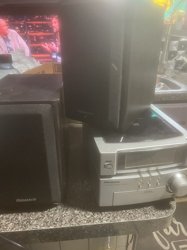 Panasonic SA-PM01 CD/ AM/FM Stereo System w/Orig PANASONIC SPEAKERS SOUNDS Great - Picture 4 of 6