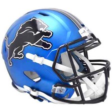 Detroit Lions 2024 Alternate Motor City Muscle Riddell Speed Mini Helmet