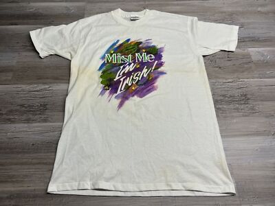 Vtg Liquor Promo T-Shirt Retro Abstract Jazz Mist Me I'm Irish Singe Stitch USA