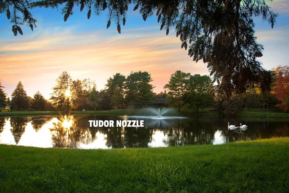 Scott Aerator Great Lakes Large Pond Fountain 3/4 hp 115V, 5 Patterns 100ft Cord - Image 3 of 4