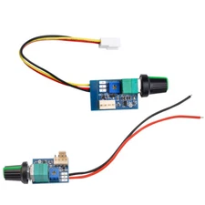 DC 12V PWM Fan Governor Speed Control w/ Knob 4-Wire Switch Fan Speed Controller