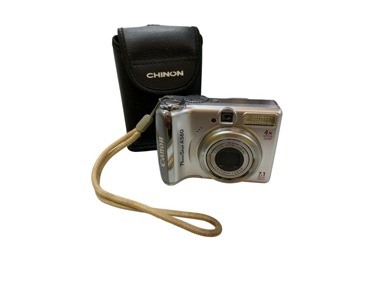 Canon Digital Camera PowerShot A560 7.1MP Silver CCD DIGICAM takes