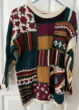 VTG Private Collection by Carolina Colours Woman’s Sweater Large. Multicolor