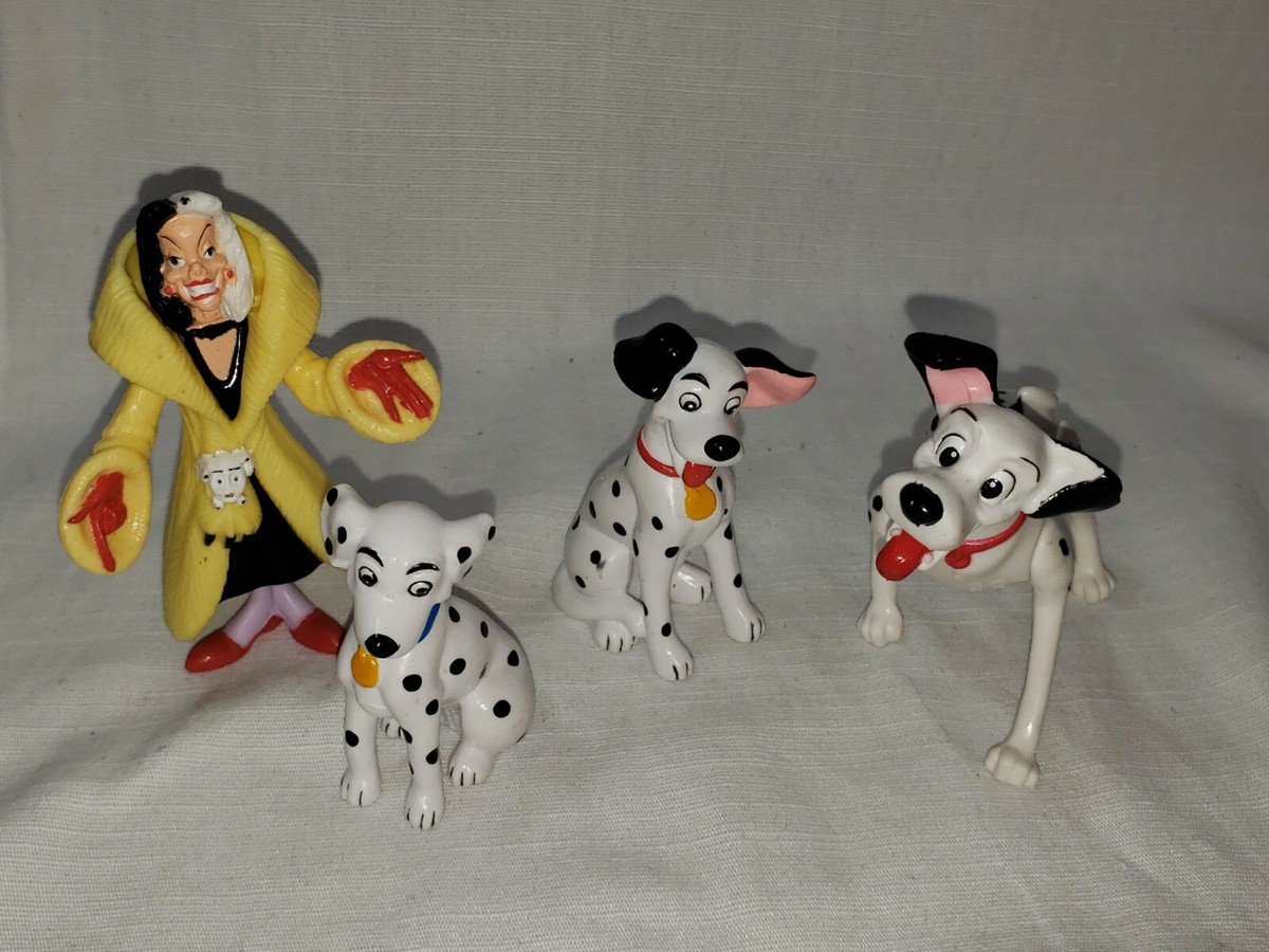 4x McDonald's Happy Meal Disney Toys: 101 Dalmations - Dogs