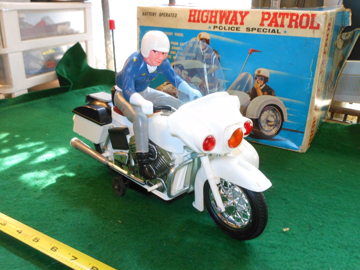 その他 Vintage Tin Toy Police Motorcycle Rare Toy Yonezawa Highway Patrol Police Motorcycle made in Japan