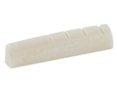 Knochen Sattel 48 mm für Westerngitarre, bone nut for acoustic guitar
