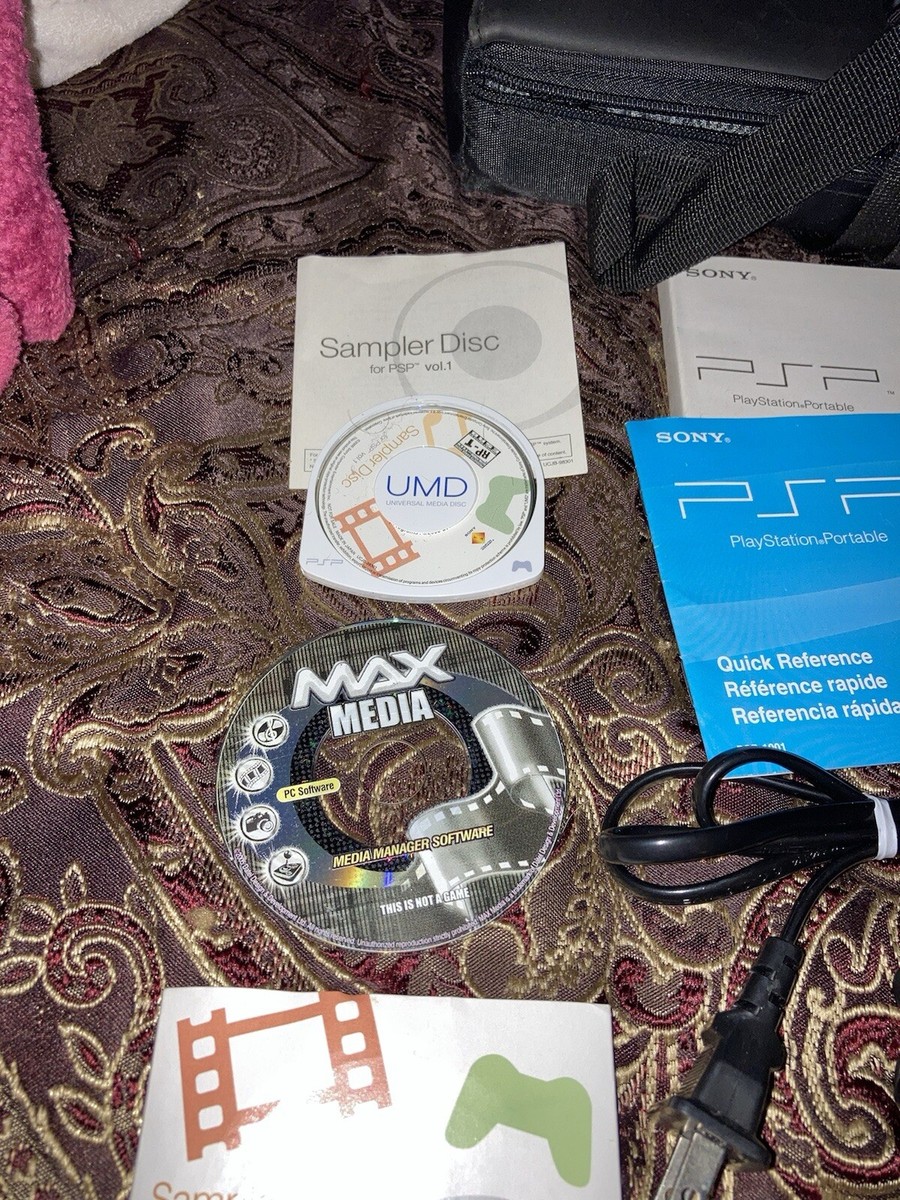 Sony PSP 3001 Silver Platinum System & Accessories Bundle | eBay