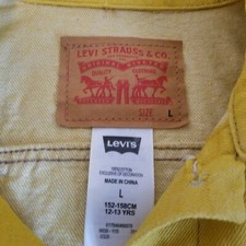 Pre owned Levi Denim Vest -yellow