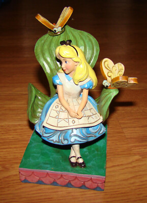 Disney's Jim Shore CURIOUSER and CURIOUSER (6001272) Alice in